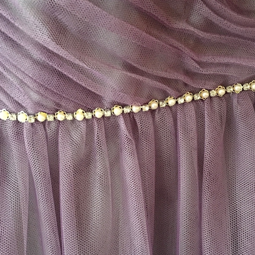 Christina Wu Blush Tulle A-Line Gown with Sweetheart Bodice *WISTERIA* - Picture 7 of 7